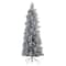 4.5ft. Unlit Flocked Pencil Artificial Christmas Tree